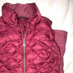 Lululemon down vest size 6 red